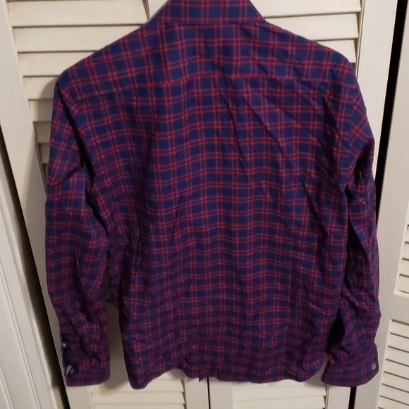 Jeremy Argyle Red and Blue Button Down - Picture 2 of 3